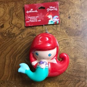 Hallmark Disney The Little Mermaid ARIEL Decoupage Christmas Tree Ornament